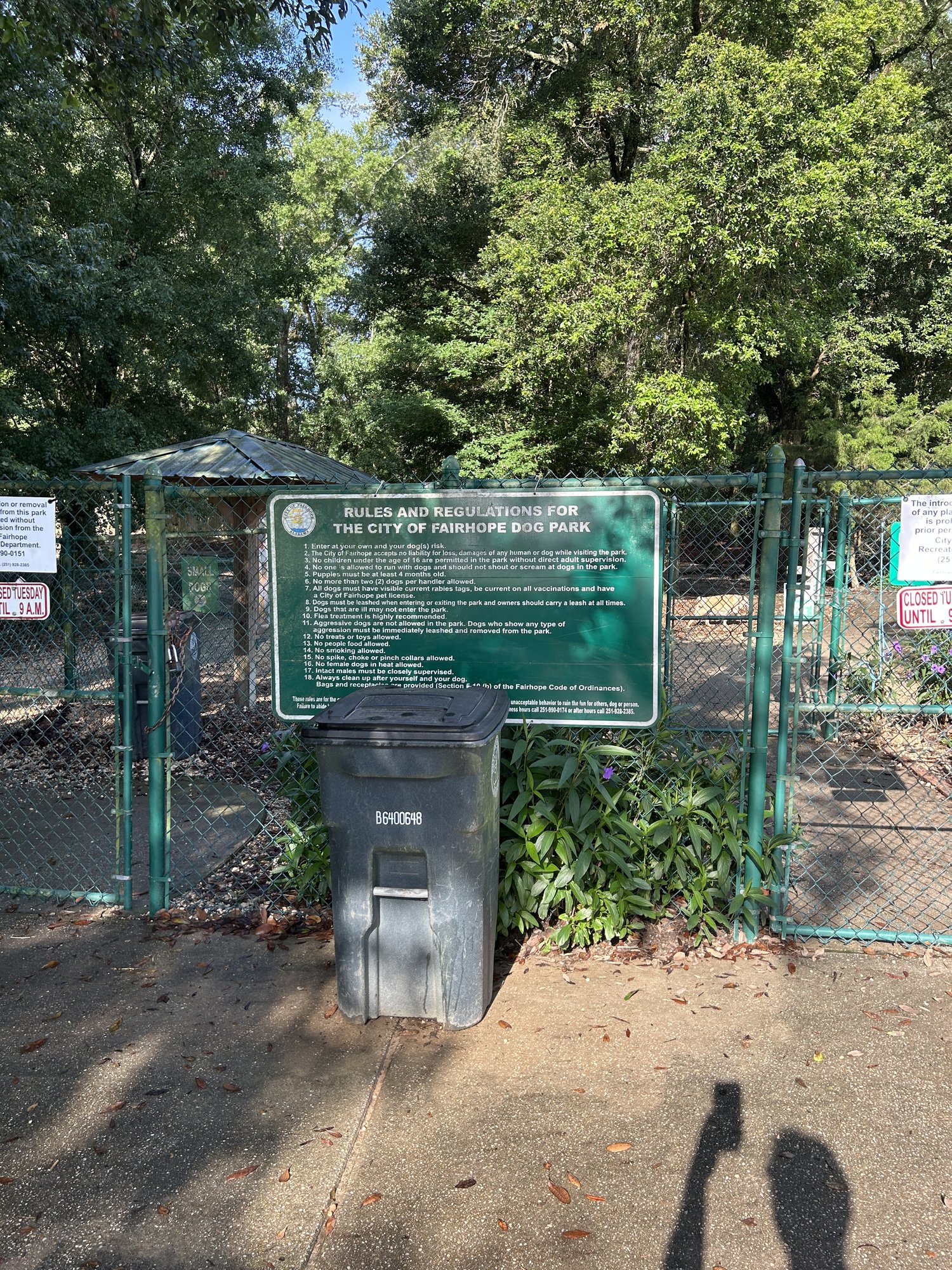 Fairhope Dog Park in Fairhope, Alabama